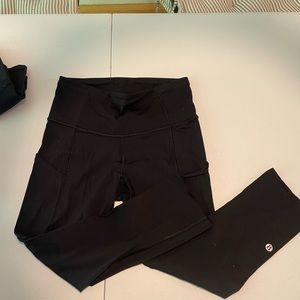 Lululemon Fast and Free crop sz 4
